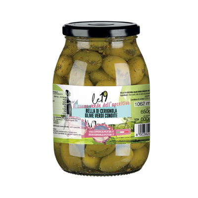 Olivy zelené Bella di Cerignola Pikantní Cannone 1062ml